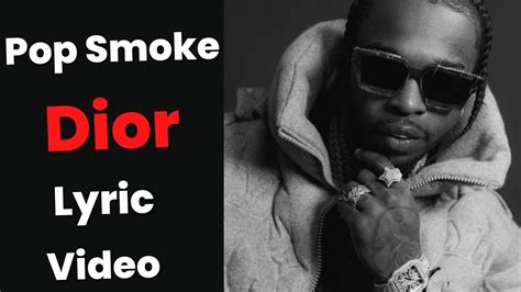 Pop Smoke Dior lyrics meaning